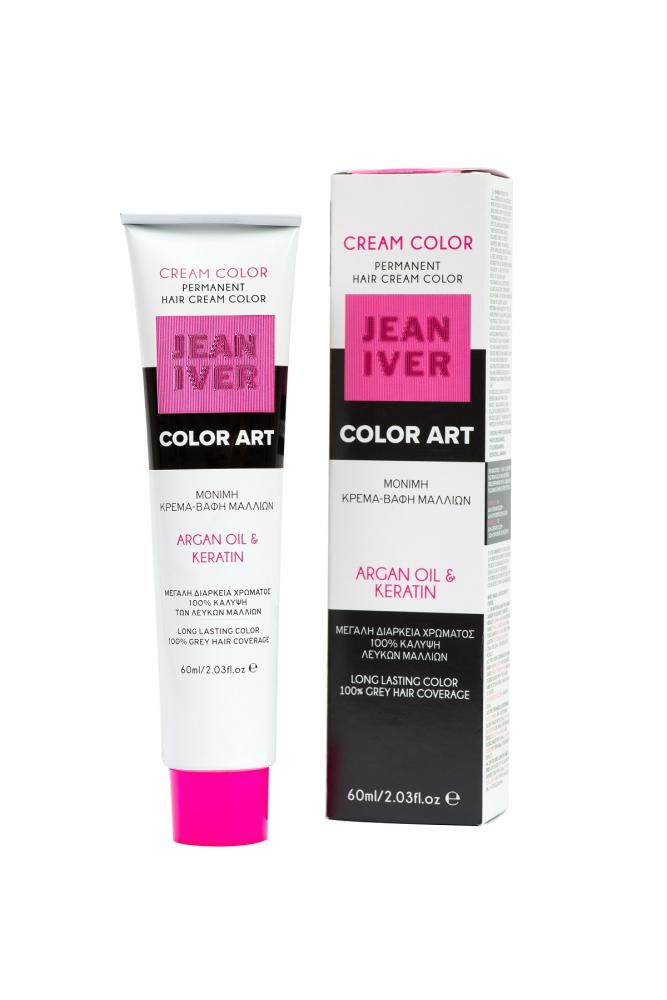 JEAN IVER Cream Color 7.44 MEDIUM BLOND INTENSE COOPER